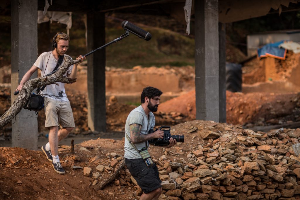 Tariq Khan mit der Kamera